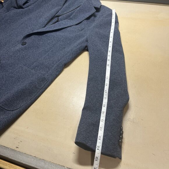 Artefact Mens Unstructured Knit Blazer Size M Heather Blue Preppy Office - Picture 13 of 14